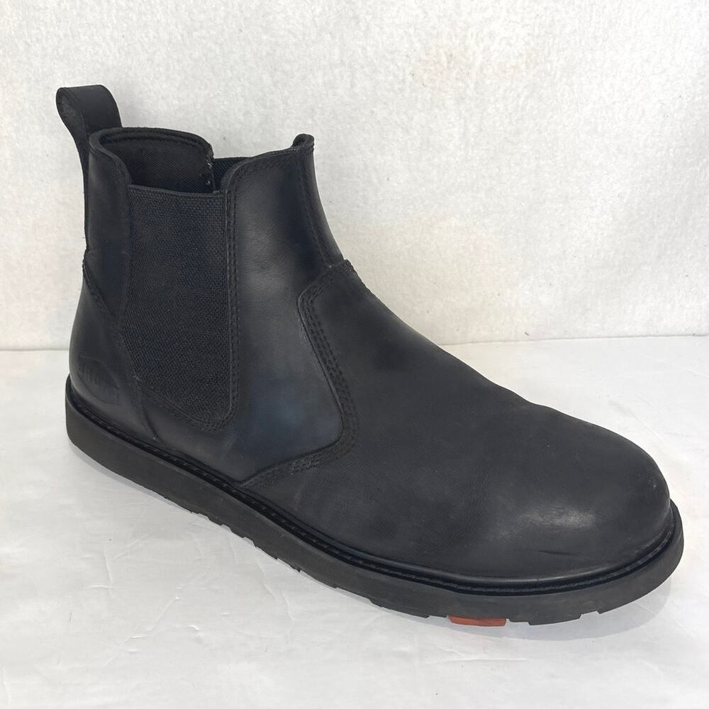 BRUNT The Ohman Comp Toe 6" Slip On Work Boot Black Men’s 15 AMPUTEE Right Boot